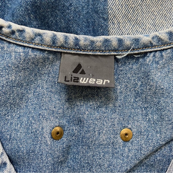 liz wear denim vest size M - Picture 3 of 7